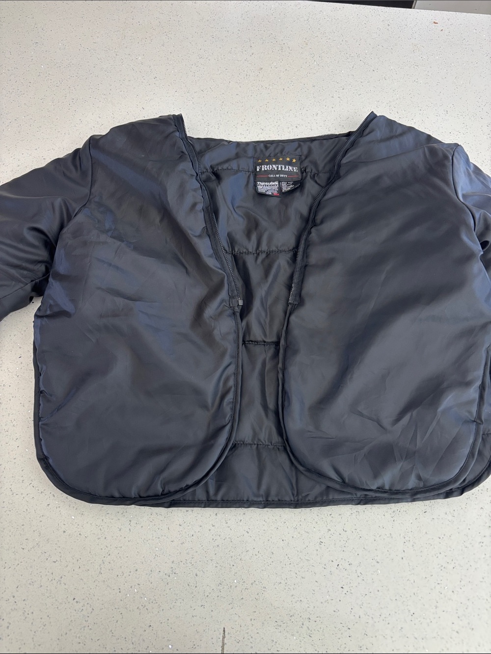 Frontline Men's Black Bomber Jacket Liner